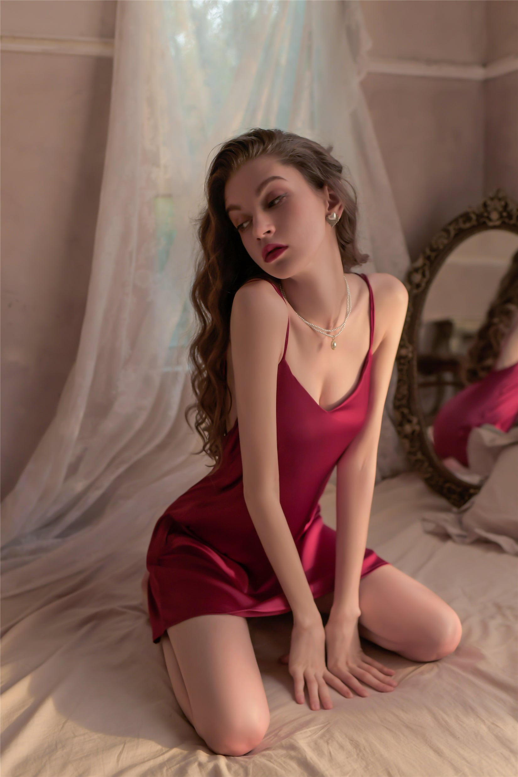 Elegant Satin Slip Dress – Perfect for a Timeless, Chic Look